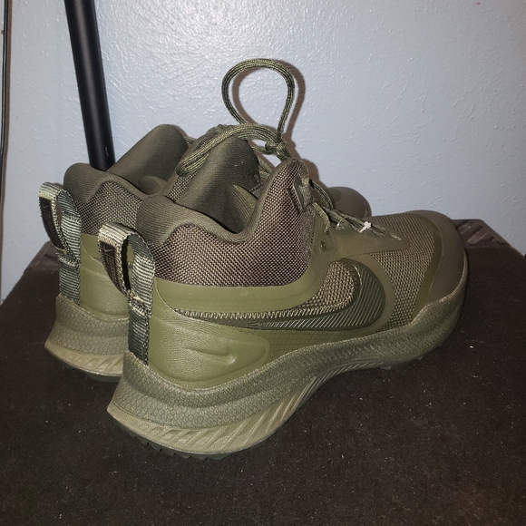  Nike React SFS Carbon Hiking Trail Shoes Mens 14 Green Sequoia - Picture 6 of 9